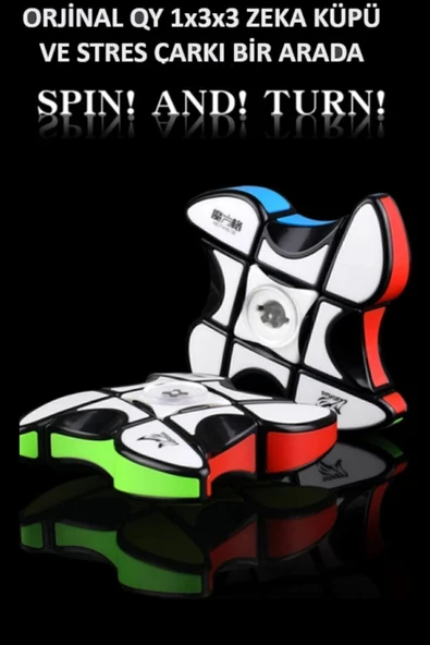 ZETCONCEPT QY ORIGINAL 1X3X3 STRES ÇARKI VE PROFESYONEL MAGIC SPEED CUBE  - PROFESYONEL ZEKA SABIR KÜPÜ - 3