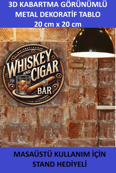 ZETCONCEPT 3D Efektli 20X20 Metal Tablo - 2