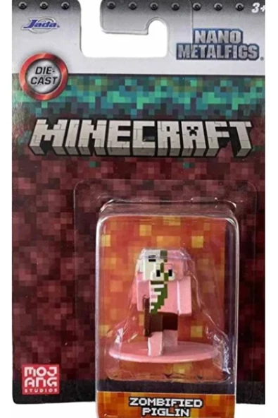 ZETCONCEPT Zombified Piglin Nano Metalfics  Metal Döküm  Mini Figür - 2