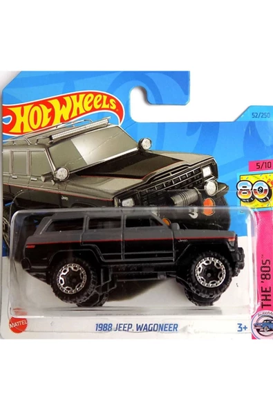 HOT WHEELS 1988 Jeep Wagoneer Gri The 80s Koleksiyon  Nadir Metal Oyuncak Araba