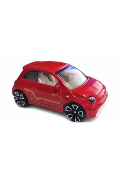 HOT WHEELS HW GREEN SPEED FİAT 500 E KIRMIZI METAL OYUNCAK ARABA - 2