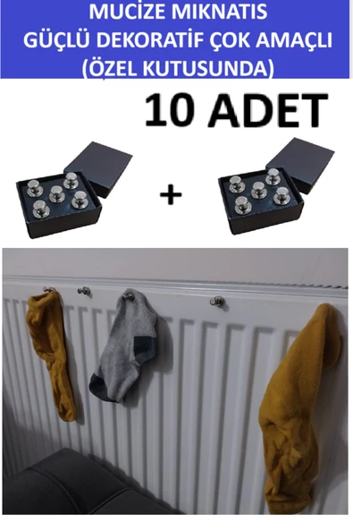 ZETCONCEPT MUCİZE MIKNATIS-GÜÇLÜ VE ÇOK AMAÇLI KULLANIM (BUZDOLABI,KALORİFER PETEĞİ,FOTOĞRAF VE ANAHTAR TUTUCU) - 4