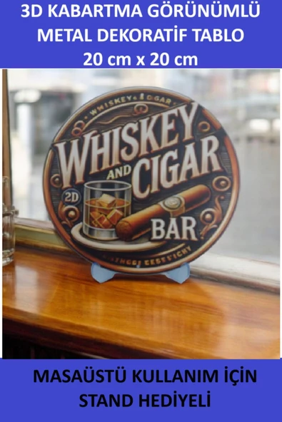 ZETCONCEPT 3D Efektli 20X20 Metal Tablo - 5