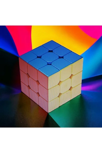 ZETCONCEPT 3x3 Profesyonel Kutulu Neon Speed Cube Zeka Sabır Küpü - 4