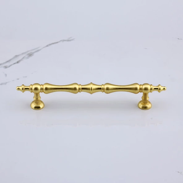 Nilay Mat Altın Metal Kulp 96 mm -9.6 cm Mobilya Çekmece Mutfak Dolabı Dolap Kulpları Kulbu Kulpu - 2