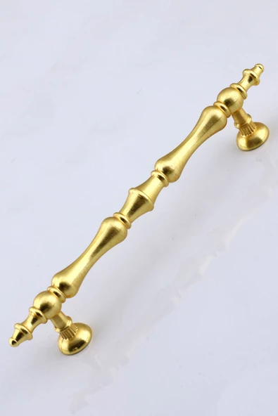 Nilay Mat Altın Metal Kulp 128 mm -12.8 cm Mobilya Çekmece Mutfak Dolabı Dolap Kulpları Kulbu Kulpu - 4