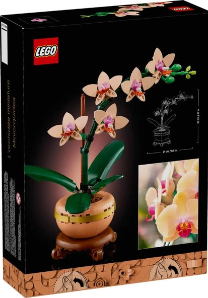 Lego Botanicals Mini Orkide 10343 - Resim 3