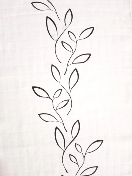 Yaprak Desenli Pamuklu Mutfak El Kurulama Bezi - 3