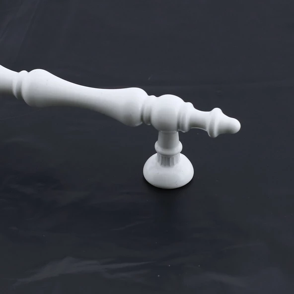 Nilay Beyaz Metal Kulp 96 mm -9.6 cm Mobilya Çekmece Mutfak Dolabı Dolap Kulpları Kulbu Kulpu Beyaz - Resim 7