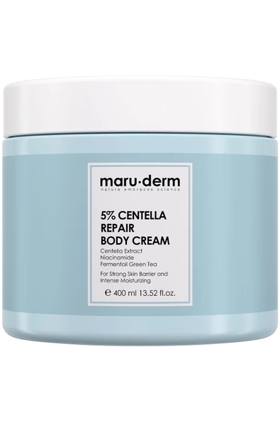 Maru.Derm Vücut Kremi | Maruderm %5 Centella Onarıcı Vücut Kremi 400 ml