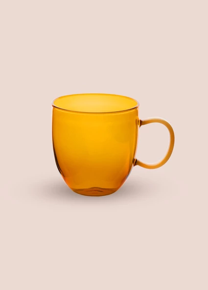 The Mia Borosilikat Cam Kupa Amber 450 ml BRD0133 - 4