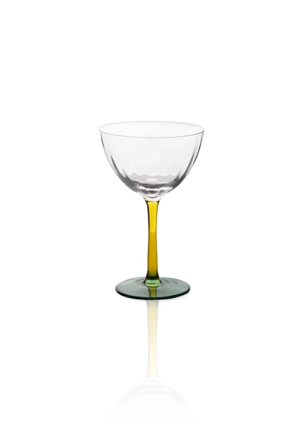 The Mia Ayaklı Cam Dondurma Kasesi Sarı Yeşil 240 ml