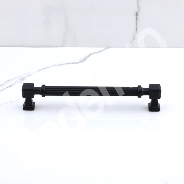 Talas 224 mm Çizgili SİYAH Metal Kulp Mobilya Çekmece Mutfak Dolabı Dolap Kulpları Kulb 22.4 cm - 4