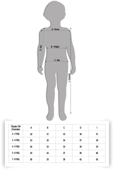 Mavi Çiçek Nakışlı Kolları İşlemeli Kız Çocuk Jean Elbise 20117 - 5