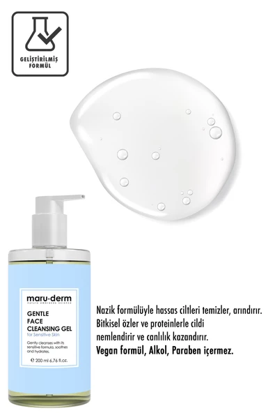 Maru.Derm Maruderm Hassas Ve Atopik Ciltler Için Yüz Temizleme Jeli 200 ml - 2