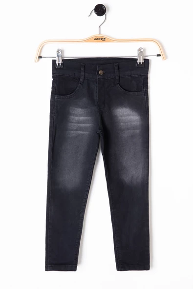 Füme Fermuar Yakalı Sweatshirt ve Jean Pantolonlu Erkek Çocuk Takım 20110 - 6