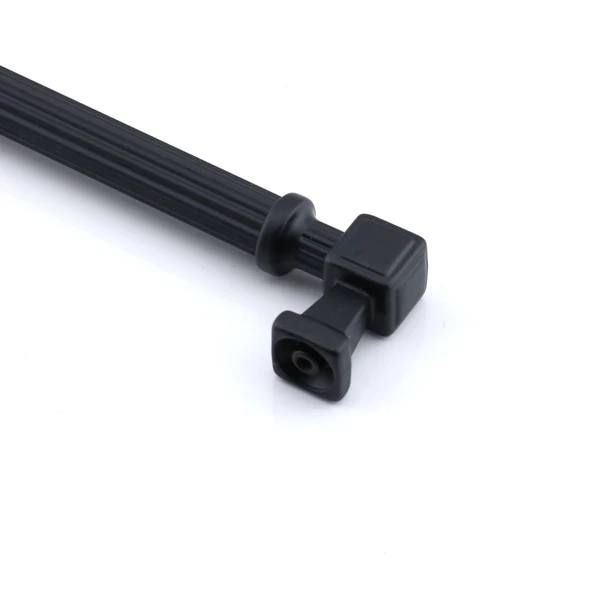 Talas 224 mm Çizgili SİYAH Metal Kulp Mobilya Çekmece Mutfak Dolabı Dolap Kulpları Kulb 22.4 cm - 6