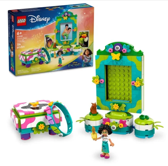 Lego Disney Mirabel'in Fotoğraf Çerçevesi ve Takı Kutusu 43239
