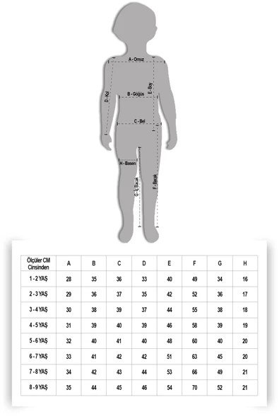 Füme Düğmeli Jean Ceketli Pantolonlu Erkek Çocuk 3lü Takım 20010 - 7