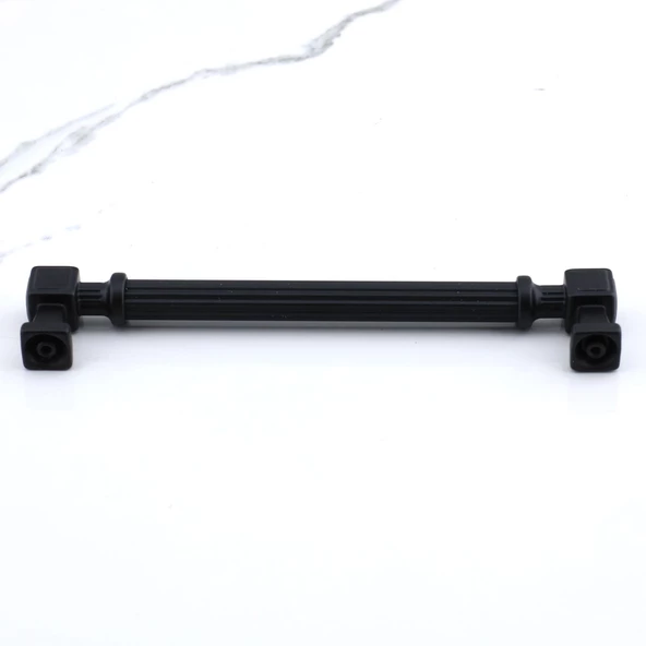 Talas 192 mm Çizgili SİYAH Metal Kulp Mobilya Çekmece Mutfak Dolabı Dolap Kulpları Kulb 19.2 cm - 5