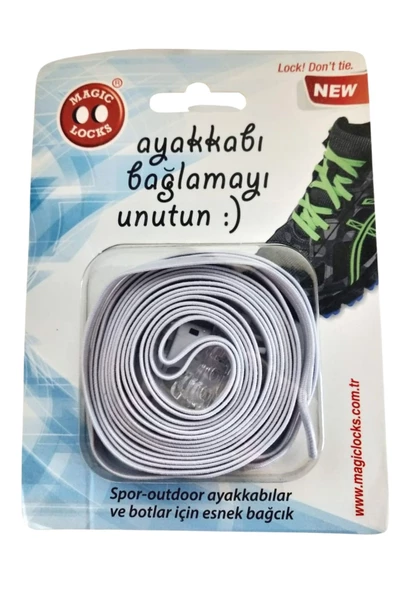 Magic Locks Akıllı Bağcık Yassı - 2