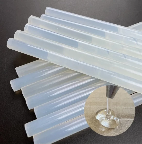 WellHise Şeffaf Kalın Silikon 1 Kg. Paket 48 Adet 11 mm. 22cm. - 2