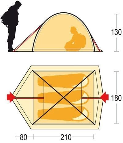 Ferrino Kalahari 3 Çadır - 4