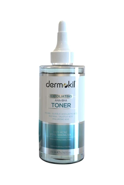 Dermokil Exfoliating Aha Bha Niacinamide Tonik 200 ml