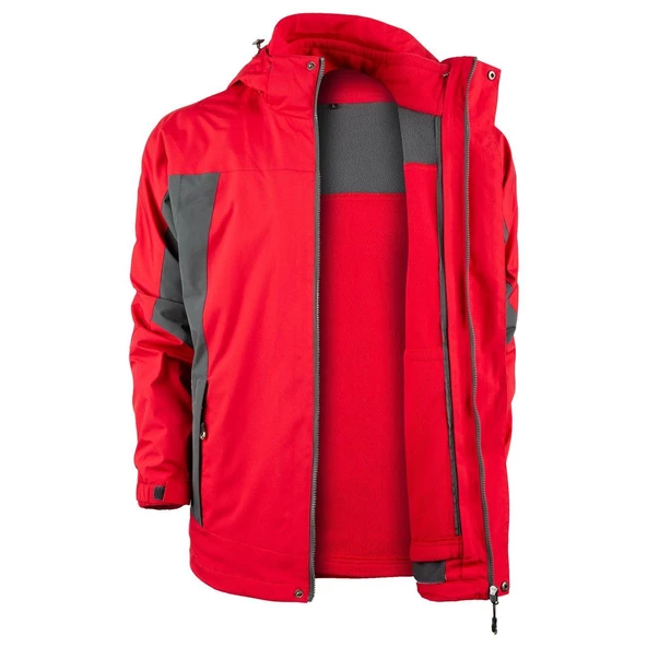 Evolite Triple 3in1 Ceket - Kırmızı - Resim 3