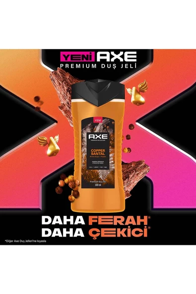 Axe Premium Collection Copper Santal Duş Jeli 300 ML - Resim 3