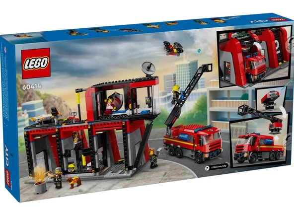 Lego City İtfaiye Kamyonlu İtfaiye Merkezi 60414 - 4