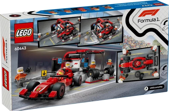 Lego City Ferrari Arabalı F1® Pit Stop ve Pit Ekibi 60443 - 3