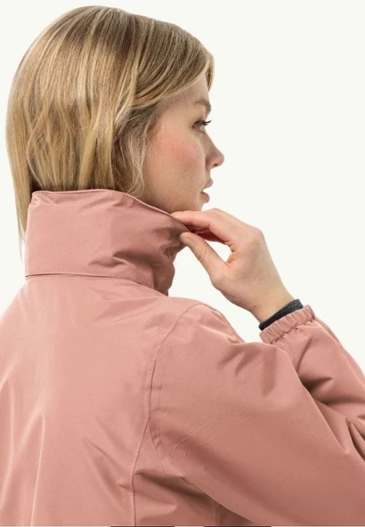 Jack Wolfskin Stormy Point 2L Kadın Yağmurluk - 4
