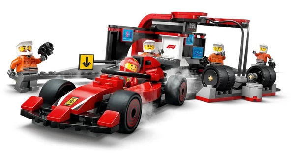 Lego City Ferrari Arabalı F1® Pit Stop ve Pit Ekibi 60443 - 2