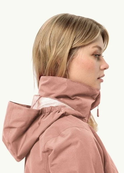 Jack Wolfskin Stormy Point 2L Kadın Yağmurluk - 5