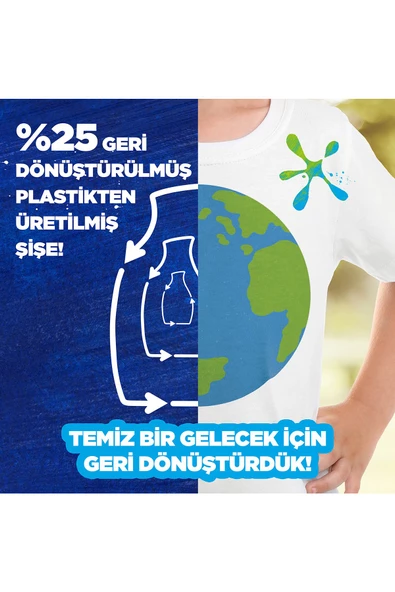 Omo Renkliler için 26 Yıkama Sıvı Deterjan 3 x 1690 ML - 6