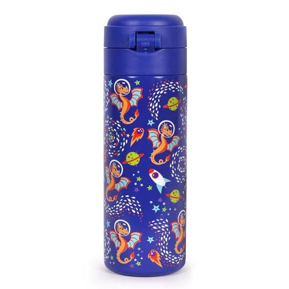 Milk&Moo Çelik Çocuk Matarası Ponix 420 ml - 5