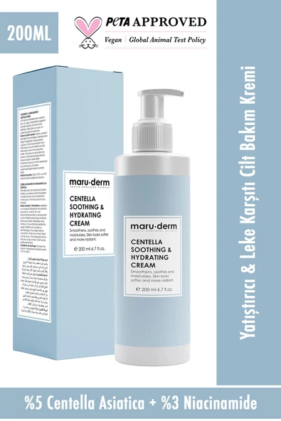 Maru.Derm Maruderm Cica Centella Cilt Bakım Kremi 200 Ml - 3