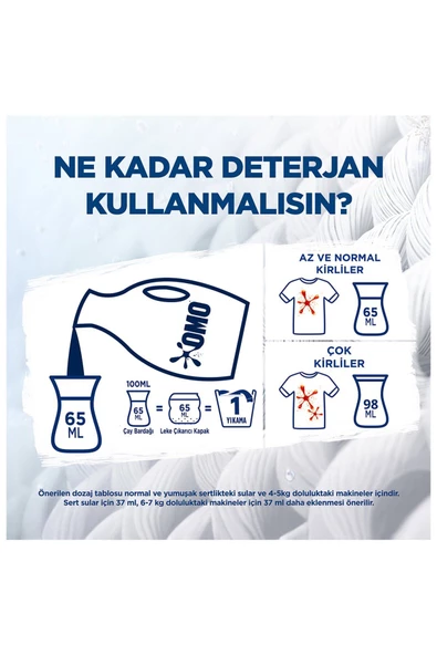Omo Sıvı Active Fresh Cold Power Beyazlar İçin Çamaşır Deterjanı 1690 ml - 5