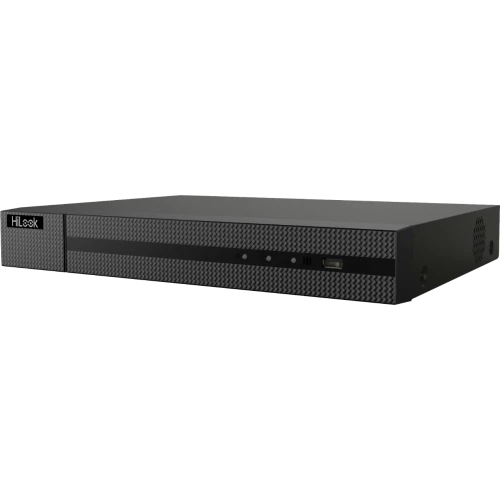 HILOOK NVR-108MH-C/8P, 8Kanal, 8Mpix, 8 Port Poe,   H265+, 1 HDD Destegi, 1080P Kayit, 80Mbps Bant Genisligi, NVR