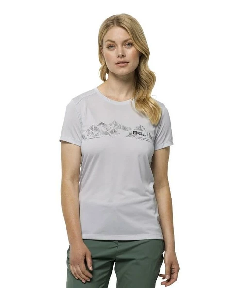 Jack Wolfskin Crosstrail Graphic Kadın T-shirt - 2
