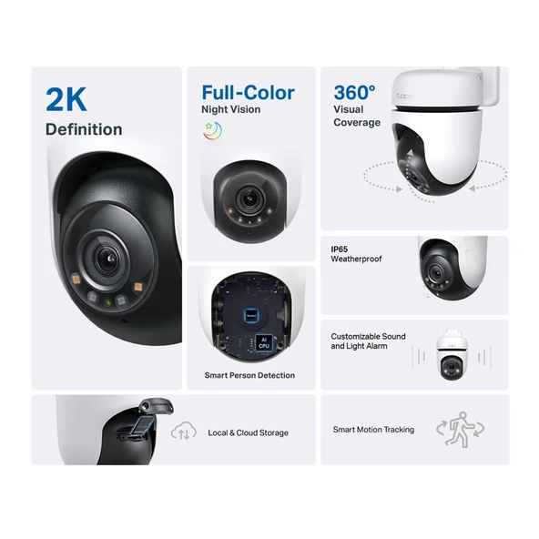 TP Tapo C510W Dış Pan/Tilt wi-fi kamera KAMERA - 2