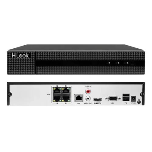 HILOOK NVR-104MH-C/4P, 4Kanal, 8Mpix, 4 Port Poe,   H265+, 1 HDD Destegi, 1080P Kayit, 80Mbps Bant Genisligi, NVR - 2