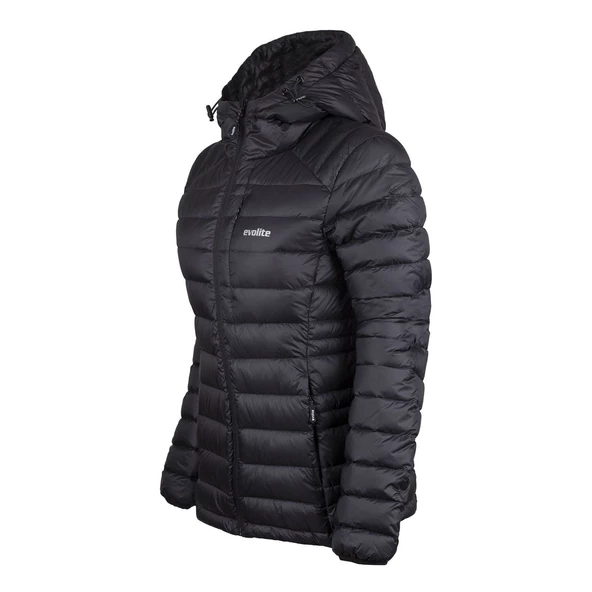 Evolite DownTouch Bayan Kaz Tüyü Mont - Siyah - Resim 3