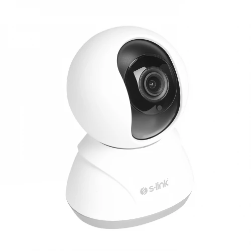 S-LINK SL-IND02, Ev/Bebek Güvenlik Kamerasi, WiFi, 3Mpix, 3.6mm Lens, 10m. Gece Görüsü, Hareket algilama, Iki Yönlü Ses, Micro SD Kartli, TUYA Yazilim - 2