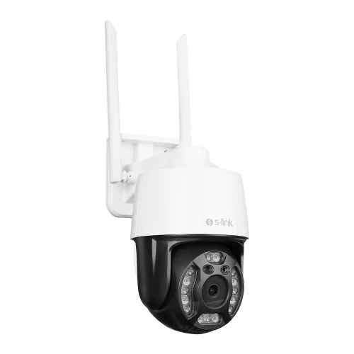 S-LINK SL-PTZ02, Akilli Güvenlik Kamerasi, WiFi, 2Mpix, 2.8mm Lens, 25m. Gece Görüsü, Hareket algilama, Iki Yönlü Ses, Micro SD Kartli, TUYA Yazilim