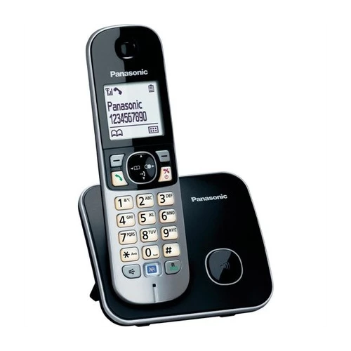 PANASONIC KX-TG6811 TELSIZ TELEFON Siyah 18 Saat Konusma, 170 Saat Bekleme, 120 Kisilik Rehber - 2