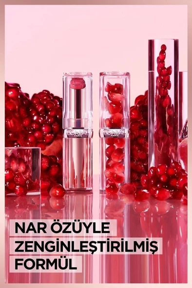 Loreal Paris Color Riche Shine Ruj 112 Only In Paris - Pembe - Resim 6
