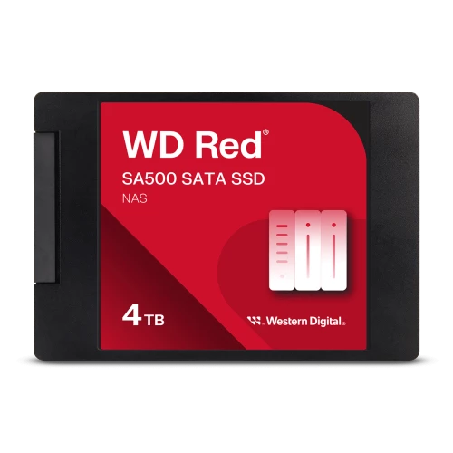 WESTERN DIGITAL WD Red SA500, WDS400T2R0A, 4TB, 560/530, SERVER ve NAS için Enterprise, 2,5" SATA, SSD