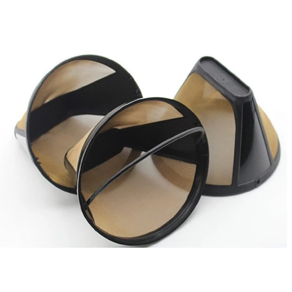 Kahve Makinesi Yıkanabilir Gold Filtre - 4